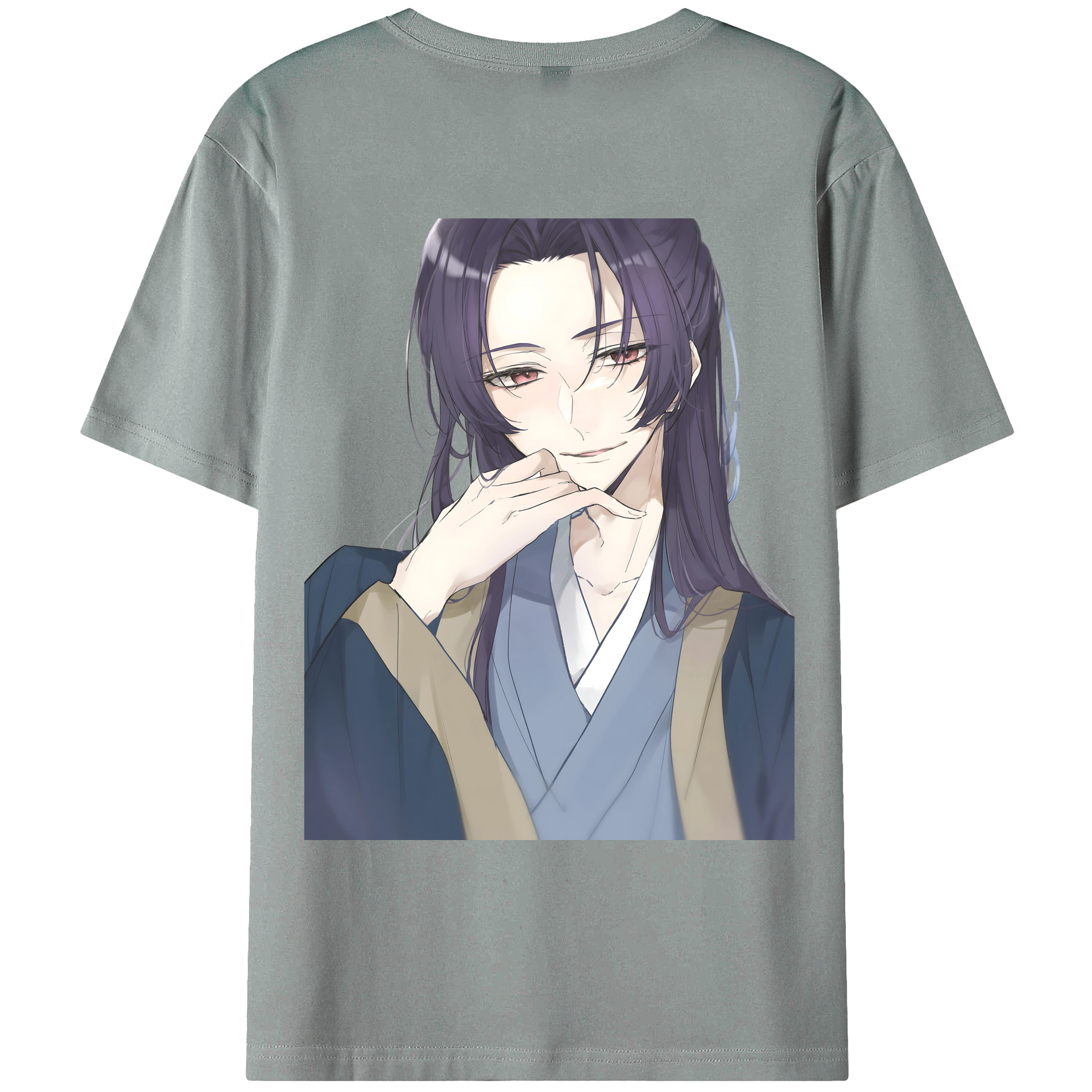（画像用） 薬屋のひとりごと The Apothecary Diaries 綿100％ メンズ半袖Tシャツ（バックプリント） 通気性